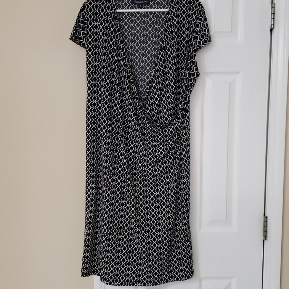Jones Nee York Signature faux wrap dress 1x